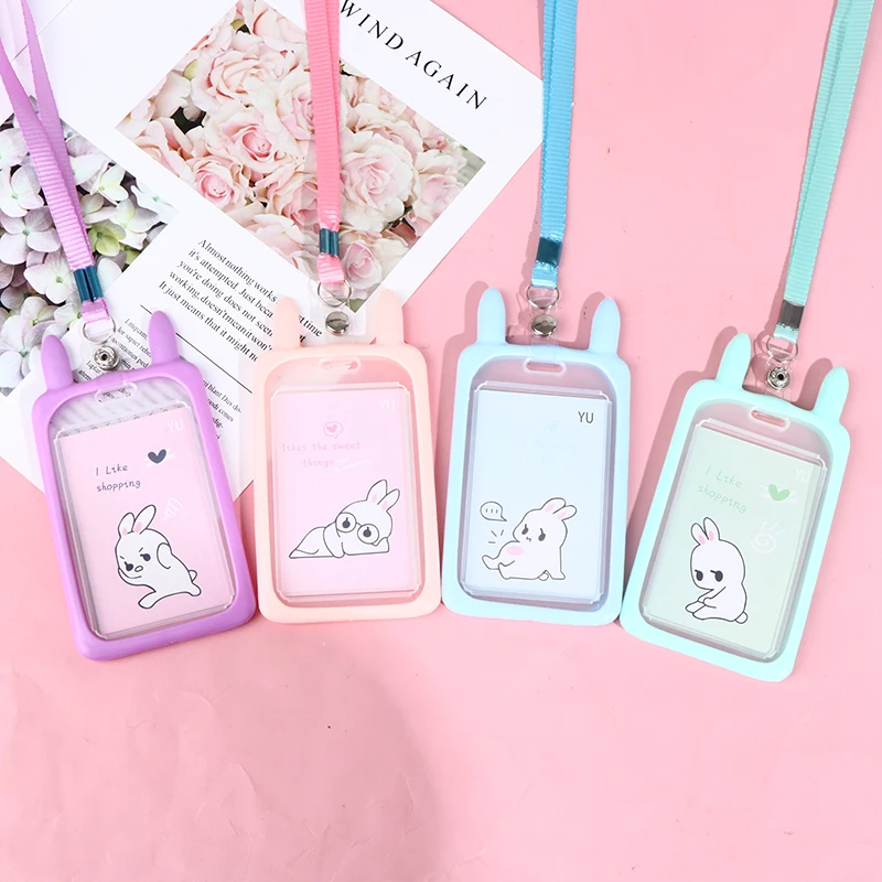 Credit Card ID Holder Cute Cartoon Silicone Bus Card Case Key Holder Ring Luggage Tag Trinket
Credit Card ID Holder Cute Cartoon Silicone Bus Card Case Key Holder Ring Luggage Tag Trinket