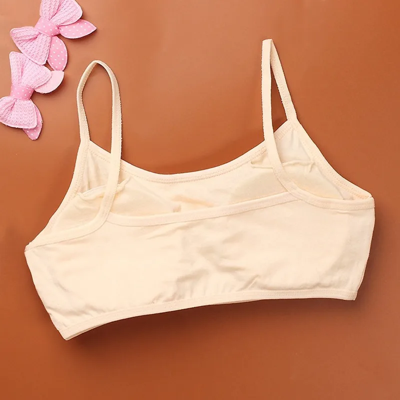 10-15y Girls Bras Soft Young Children Bra for Kids Teenagers Wire Free Training Small Vest Teenage Underwear Puberty Clothing
10-15y Girls Bras Soft Young Children Bra for Kids Teenagers Wire Free Training Small Vest Teenage Underwear Puberty Clothing