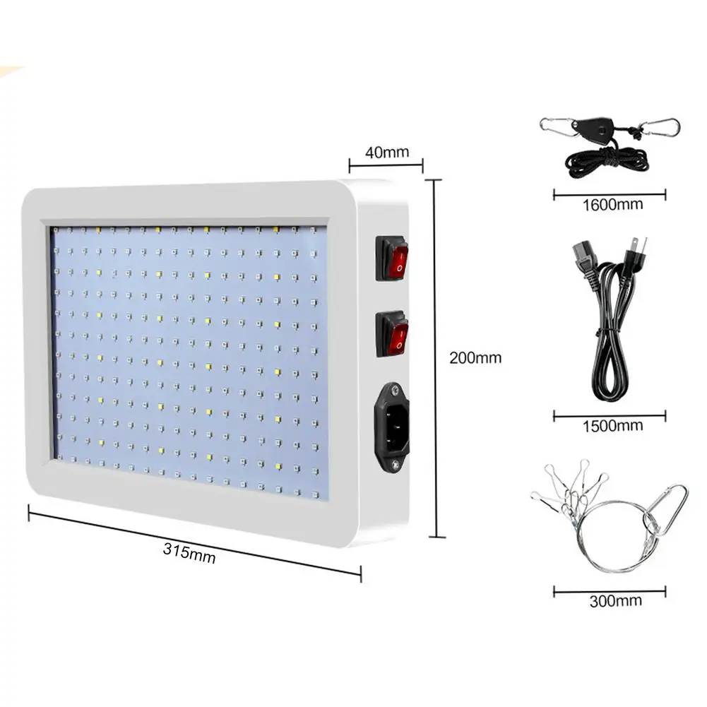 LED Plant Grow Light Double Switch Design VEG+BLOOM Mode Growth Lamp Indoor Greenhouse Hydroponic Plants Growing Lamp 
LED Plant Grow Light Double Switch Design VEG+BLOOM Mode Growth Lamp Indoor Greenhouse Hydroponic Plants Growing Lamp