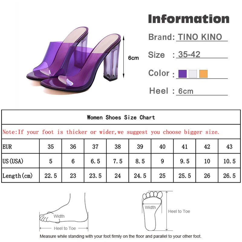 Women Sandals PVC Crystal Heel Woman Transparent Sexy Clear High Heels Ladies Summer Sandals Female Open Toe Fashion Shoes
Women Sandals PVC Crystal Heel Woman Transparent Sexy Clear High Heels Ladies Summer Sandals Female Open Toe Fashion Shoes