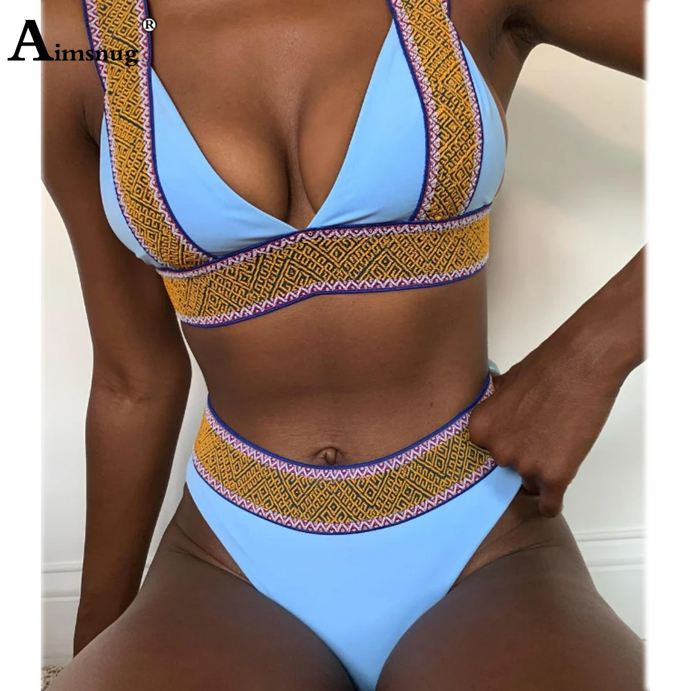 High Waist Bikini Set Women Two Pieces Swimwear Western Style 2021 Patchwork Bathing Suits 2PCS Outfits Sexy Femme Clothing
High Waist Bikini Set Women Two Pieces Swimwear Western Style 2021 Patchwork Bathing Suits 2PCS Outfits Sexy Femme Clothing