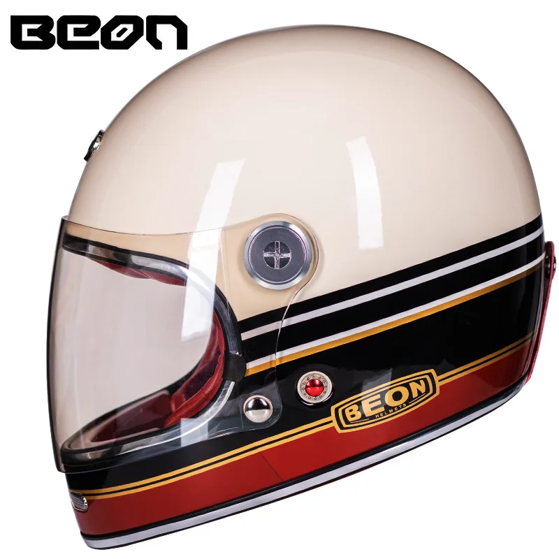 BEON Full Face Helmet motocross Vintage Motorcycle scooter autocycle Retro Ultralight ECE Certification
BEON Full Face Helmet motocross Vintage Motorcycle scooter autocycle Retro Ultralight ECE Certification