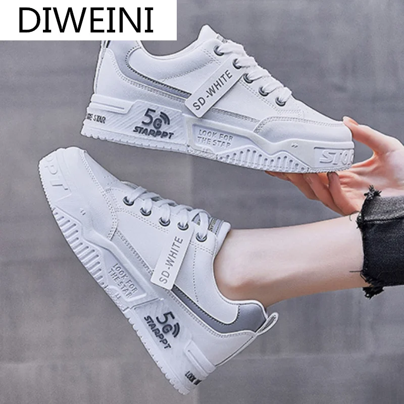 2021 Fashion Women's Shoes Autumn Women's Lace-up Color Matching Non-slip Sneakers Women's Comfortable Breathable Casual Shoes
2021 Fashion Women's Shoes Autumn Women's Lace-up Color Matching Non-slip Sneakers Women's Comfortable Breathable Casual Shoes