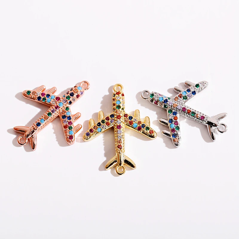 Fashion Classic Airplane Shape DIY Inlaid Zircon Modern Women Accessories For Jewelry Making Findings Wholesale Supplies
Fashion Classic Airplane Shape DIY Inlaid Zircon Modern Women Accessories For Jewelry Making Findings Wholesale Supplies