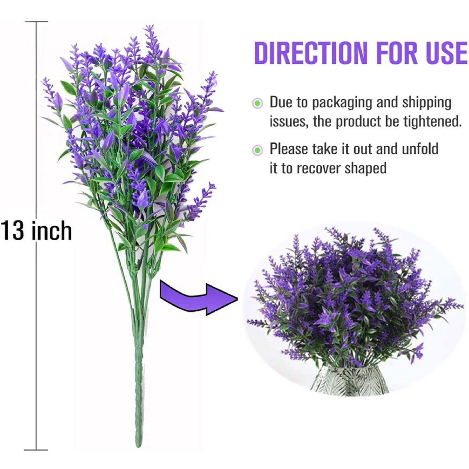 8 Bundles Artificial Lavender Flowers Outdoor Fake Flowers No Fade Faux Plastic Plants Garden Porch Window Box-Rose Red
8 Bundles Artificial Lavender Flowers Outdoor Fake Flowers No Fade Faux Plastic Plants Garden Porch Window Box-Rose Red