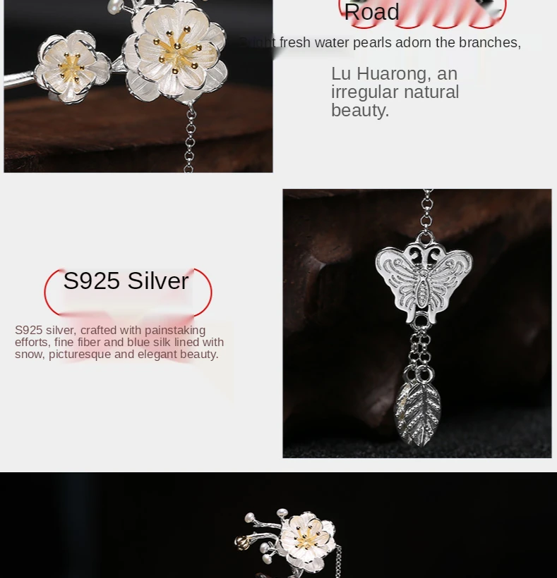 Tts925 Silver Tassel Plum Blossom Pearl Hairpin Chinese Ancient Style Classical Costume Headdress Hairpin Hairpin Hairpin
Tts925 Silver Tassel Plum Blossom Pearl Hairpin Chinese Ancient Style Classical Costume Headdress Hairpin Hairpin Hairpin