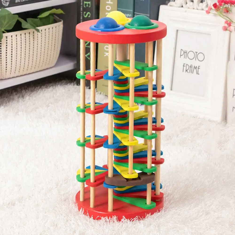 Woody Portable And Practical Knock The Ball Falls Ladder Toys Wooden Fancy Table Rolling Ball Ladder Safe And Innovative Toys
Woody Portable And Practical Knock The Ball Falls Ladder Toys Wooden Fancy Table Rolling Ball Ladder Safe And Innovative Toys