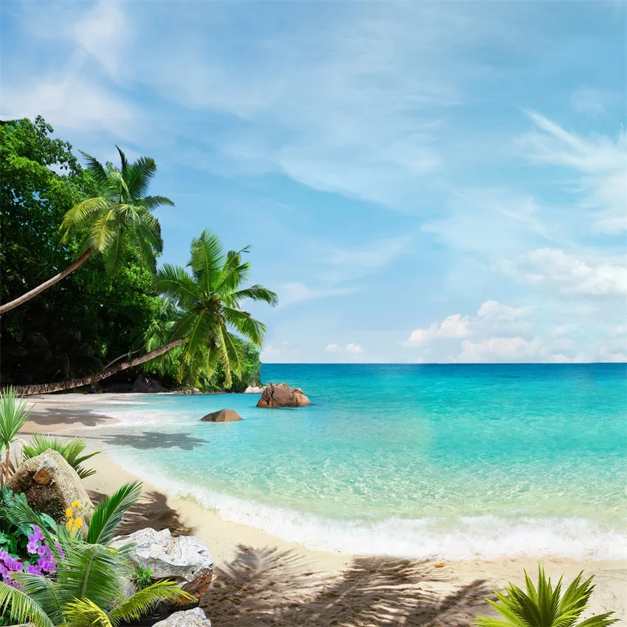Tropical Seaside Beach Palm Trees Landscape Photography Backgrounds Portrait Baby Photographic Backdrops For Home Photo Studio
Tropical Seaside Beach Palm Trees Landscape Photography Backgrounds Portrait Baby Photographic Backdrops For Home Photo Studio