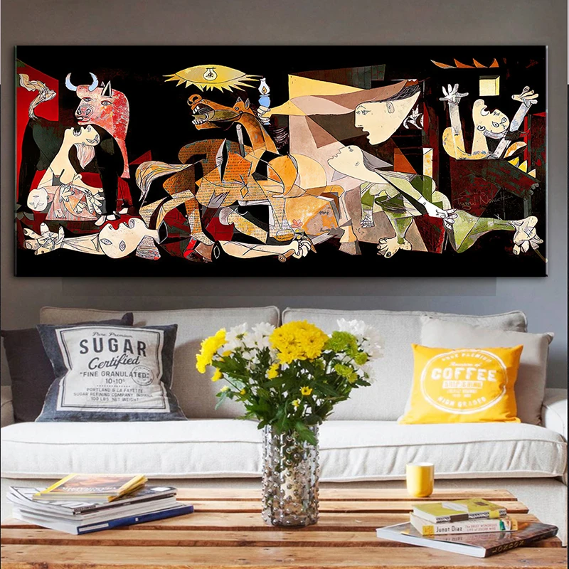 Guernica Famous Canvas Paintings Reproductions Print On Canvas Art Prints Artwork By Picasso Wall Pictures For Living Room Wall
Guernica Famous Canvas Paintings Reproductions Print On Canvas Art Prints Artwork By Picasso Wall Pictures For Living Room Wall