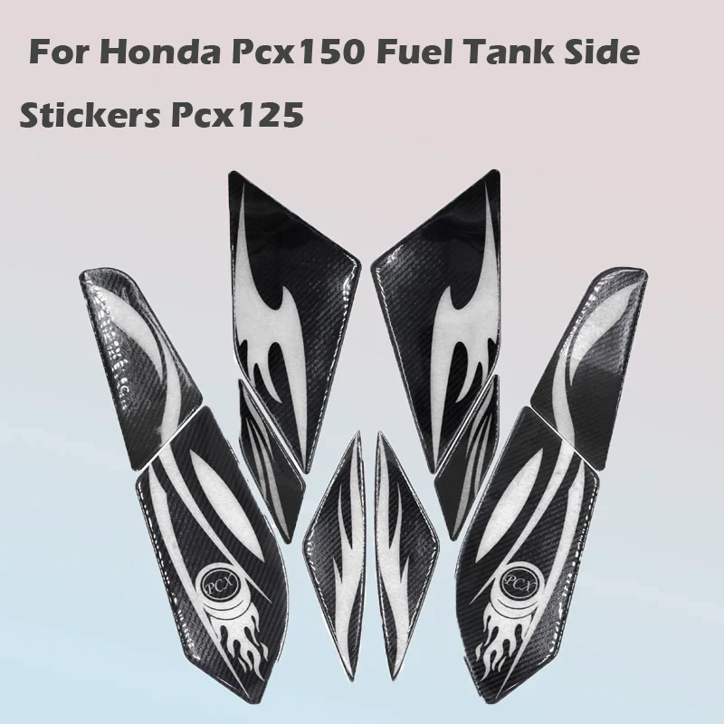 Боковые наклейки для топливного бака Honda Pcx150, наклейки Pcx125, протектор экрана, наклейки из углеродного волокна с узором для мотоцикла
Боковые наклейки для топливного бака Honda Pcx150, наклейки Pcx125, протектор экрана, наклейки из углеродного волокна с узором для мотоцикла