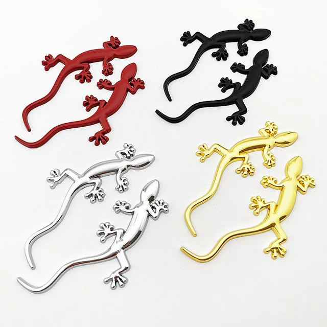 2 pcs Lizard Chrome 3D Metal Silver Lizard Gecko Badge Motorcycle Emblem Badge Car Styling Stickers Automobiles accessory 
2 pcs Lizard Chrome 3D Metal Silver Lizard Gecko Badge Motorcycle Emblem Badge Car Styling Stickers Automobiles accessory