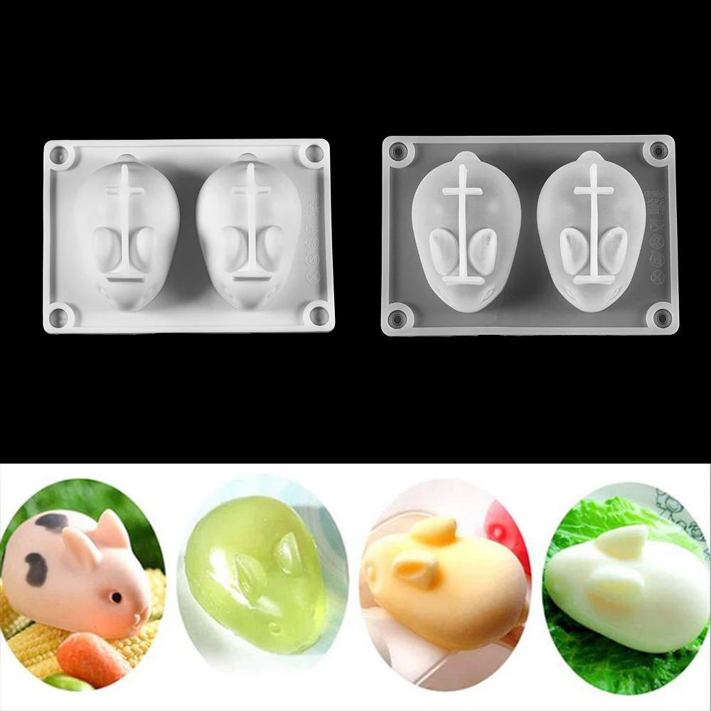 3D Bunny Rabbit Cake Molds Epoxy Resin Silicone Molds for Cake Decorating Mould DIY Resin Crafts Decoration Jewelry Making Tools
3D Bunny Rabbit Cake Molds Epoxy Resin Silicone Molds for Cake Decorating Mould DIY Resin Crafts Decoration Jewelry Making Tools
