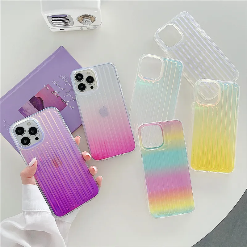 Luxury Suitcase Rainbow bling Soft silicone phone case for iphone X XR XS MAX 7 8 plus 11 12 13 Pro Colorful clear cover coque
Luxury Suitcase Rainbow bling Soft silicone phone case for iphone X XR XS MAX 7 8 plus 11 12 13 Pro Colorful clear cover coque