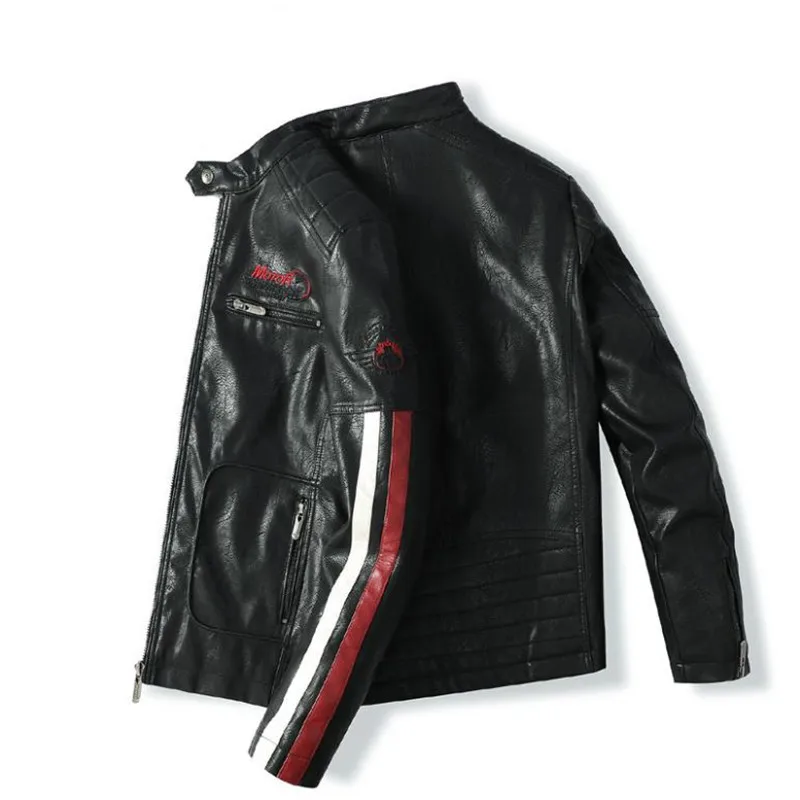 winter Mens Leather Jackets New Men's Motorcycle Leather Jacket Warm Leather Jacket PU Leather Coat
winter Mens Leather Jackets New Men's Motorcycle Leather Jacket Warm Leather Jacket PU Leather Coat