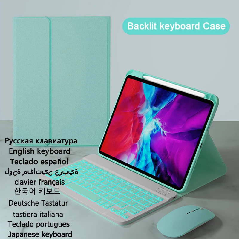Cover for Xiaomi Pad 5 Keyboard Case for Funda Mi Pad 5 Case for Teclado Mi Pad 5 Japanese Russian English Backlit Keyboard
Cover for Xiaomi Pad 5 Keyboard Case for Funda Mi Pad 5 Case for Teclado Mi Pad 5 Japanese Russian English Backlit Keyboard