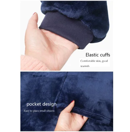 Fleece Sweatshirt Hoodie Warm Coat Winter Blanket with Sleeves Sharpa Plush Clothes Outdoor Indoor Overcoat Huggle TV Soft Wear
Fleece Sweatshirt Hoodie Warm Coat Winter Blanket with Sleeves Sharpa Plush Clothes Outdoor Indoor Overcoat Huggle TV Soft Wear