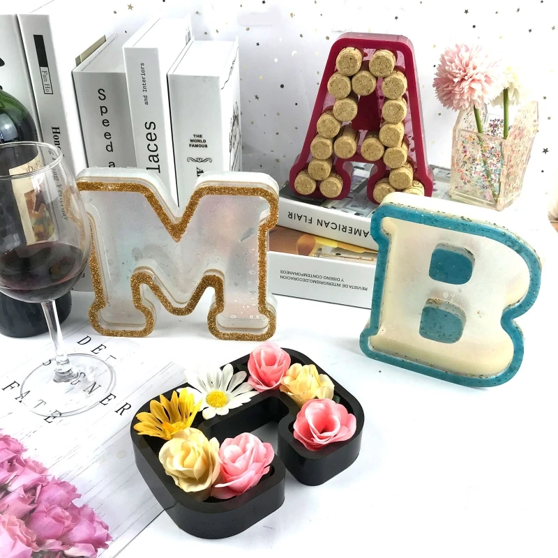 A/B/C/M Letter Storage Tank Mold Epoxy Resin Container Candy Storage Box Mold Jewelry Ring Box Mold for Home Decoration
A/B/C/M Letter Storage Tank Mold Epoxy Resin Container Candy Storage Box Mold Jewelry Ring Box Mold for Home Decoration