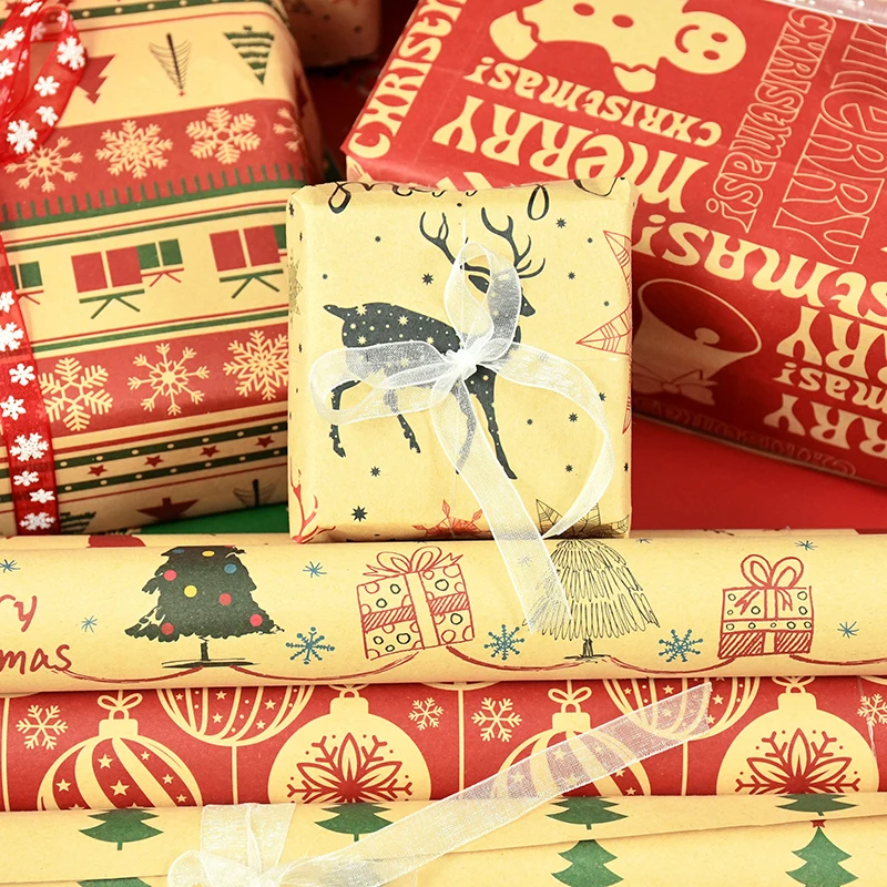 1Pc 50*70cm Christmas Gift Wrapping Paper Christmas Elk Snowflake Holiday Gift Packing Paper For Xmas New Year Party Decor Craft
1Pc 50*70cm Christmas Gift Wrapping Paper Christmas Elk Snowflake Holiday Gift Packing Paper For Xmas New Year Party Decor Craft