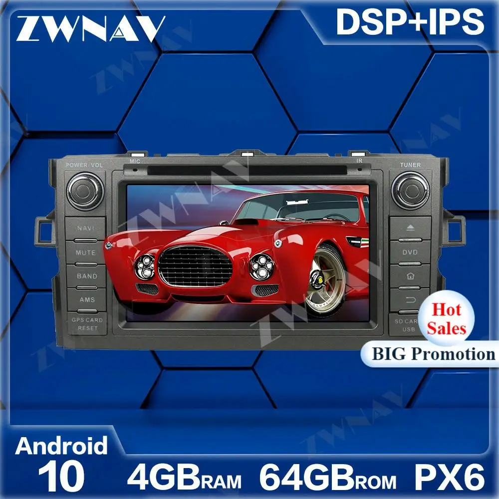 PX6 4+64GB Android 10 Car Multimedia Player For Toyota Auris 2010-2014 car GPS Navi Radio navi stereo IPS Touch screen head unit
PX6 4+64GB Android 10 Car Multimedia Player For Toyota Auris 2010-2014 car GPS Navi Radio navi stereo IPS Touch screen head unit