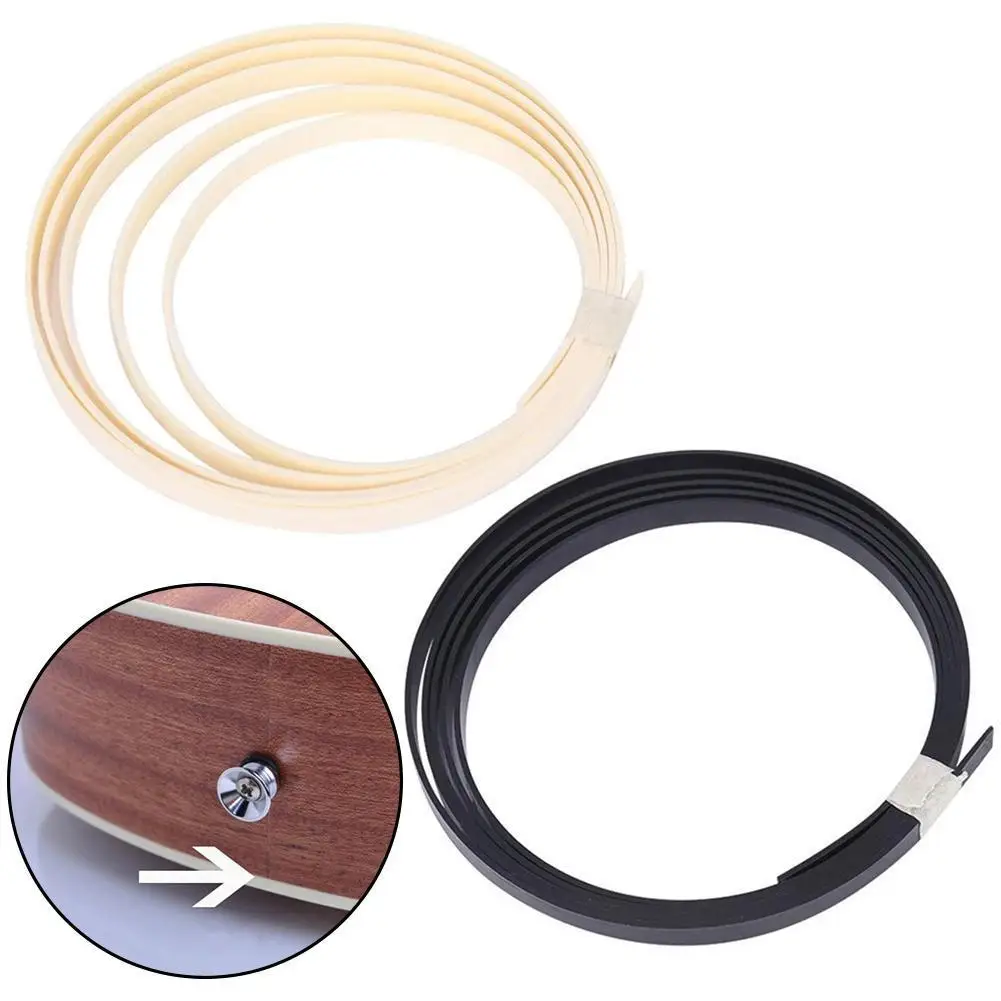 

1Pc Guitar ABS Plastic Binding Purfling Strip Edge Trim Inlay Neck Body Luthier Tool For Acoustic Classical Guitar Bass Ukulele
