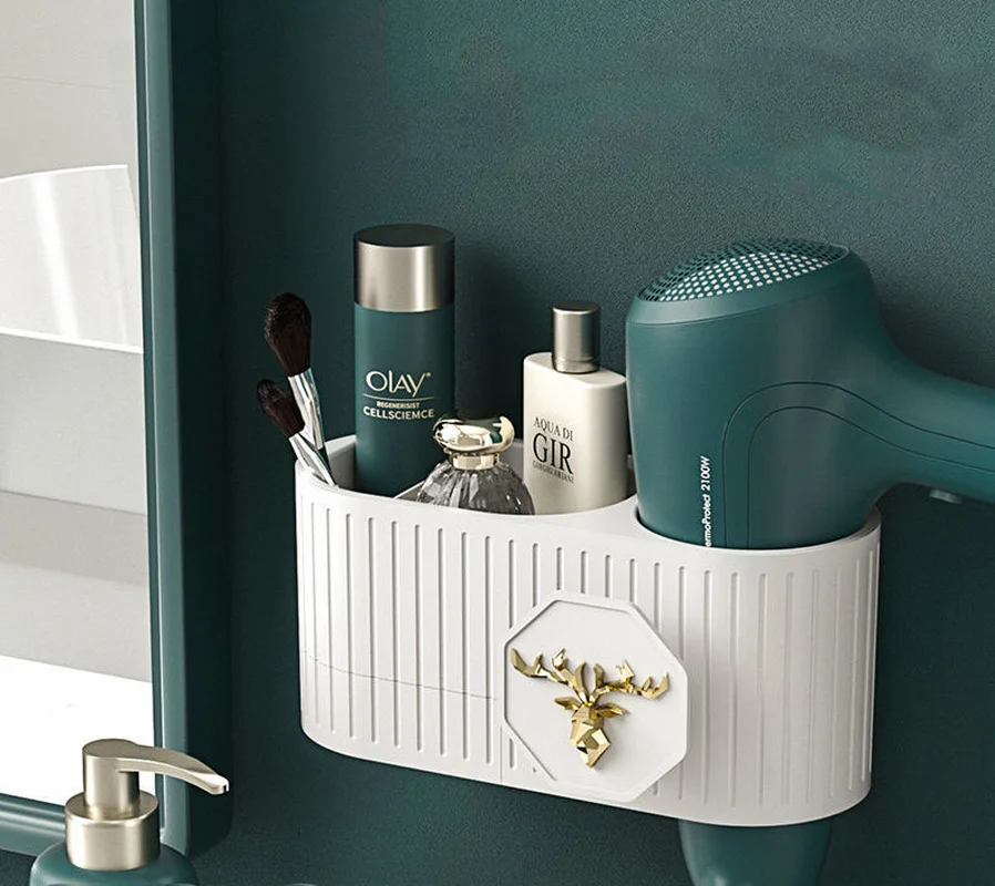 Вешалка для сушки волос, настенная полка для сушки волос в скандинавском стиле 
Вешалка для сушки волос, настенная полка для сушки волос в скандинавском стиле