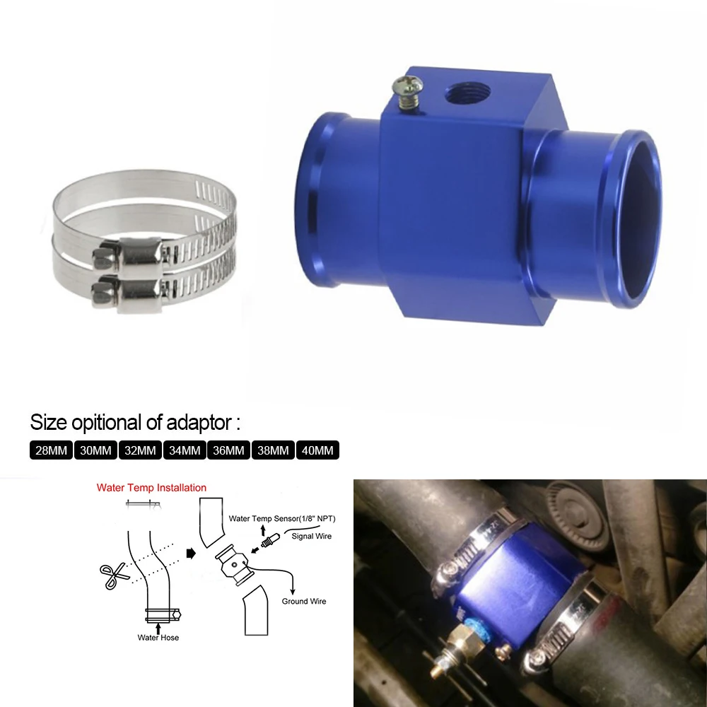 1Pcs Blue Water Temp Gauge Temperature Sensor Pipe Radiator Hose Joint Tube 28mm 30mm 32mm 34mm 36mm 38mm 40mm Size Hose Adapter
1Pcs Blue Water Temp Gauge Temperature Sensor Pipe Radiator Hose Joint Tube 28mm 30mm 32mm 34mm 36mm 38mm 40mm Size Hose Adapter