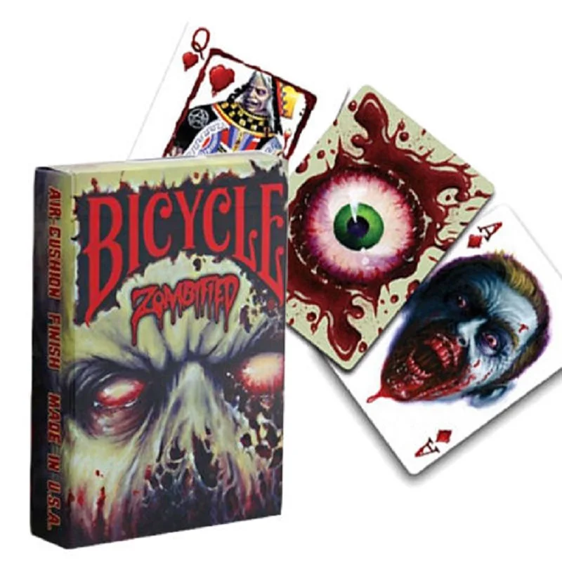 

Bicycle Zombie Playing Cards Halloween Ghost Theme Deck Poker Size USPCC Magic Card Games Magic Tricks Props for Magician