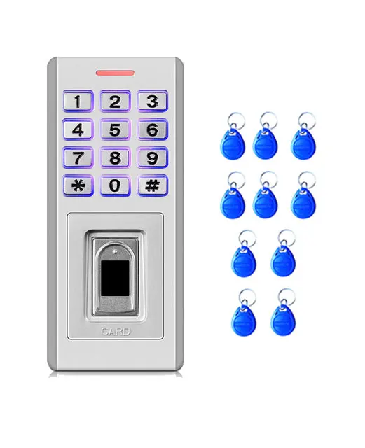 RFID металла отпечатков пальцев автономный контроллер доступа клавиатура