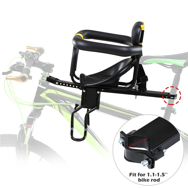 Toddler Bike Seat Kids Child Safety Carrier Front Seat Saddle Cushion with Back Rest Foot Pedals Bike Carrier for Kids
Toddler Bike Seat Kids Child Safety Carrier Front Seat Saddle Cushion with Back Rest Foot Pedals Bike Carrier for Kids