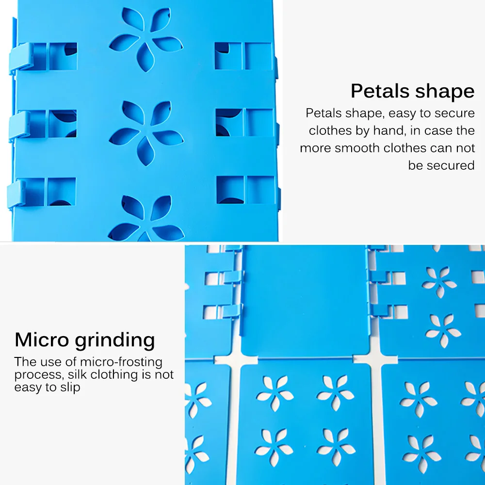 1pc Fashion Blue Flower Plastic Shirt Folding Board Thicken Clothes Folding Board Household Clothes Folder Home Essentials PP
1pc Fashion Blue Flower Plastic Shirt Folding Board Thicken Clothes Folding Board Household Clothes Folder Home Essentials PP