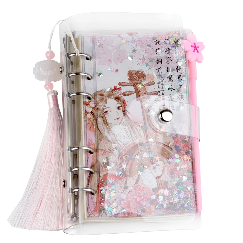 6 holes Transparent Loose Leaf Binder Notebook Inner Core Hand book set notebook Journal Planner Office Stationery Supplies
6 holes Transparent Loose Leaf Binder Notebook Inner Core Hand book set notebook Journal Planner Office Stationery Supplies
