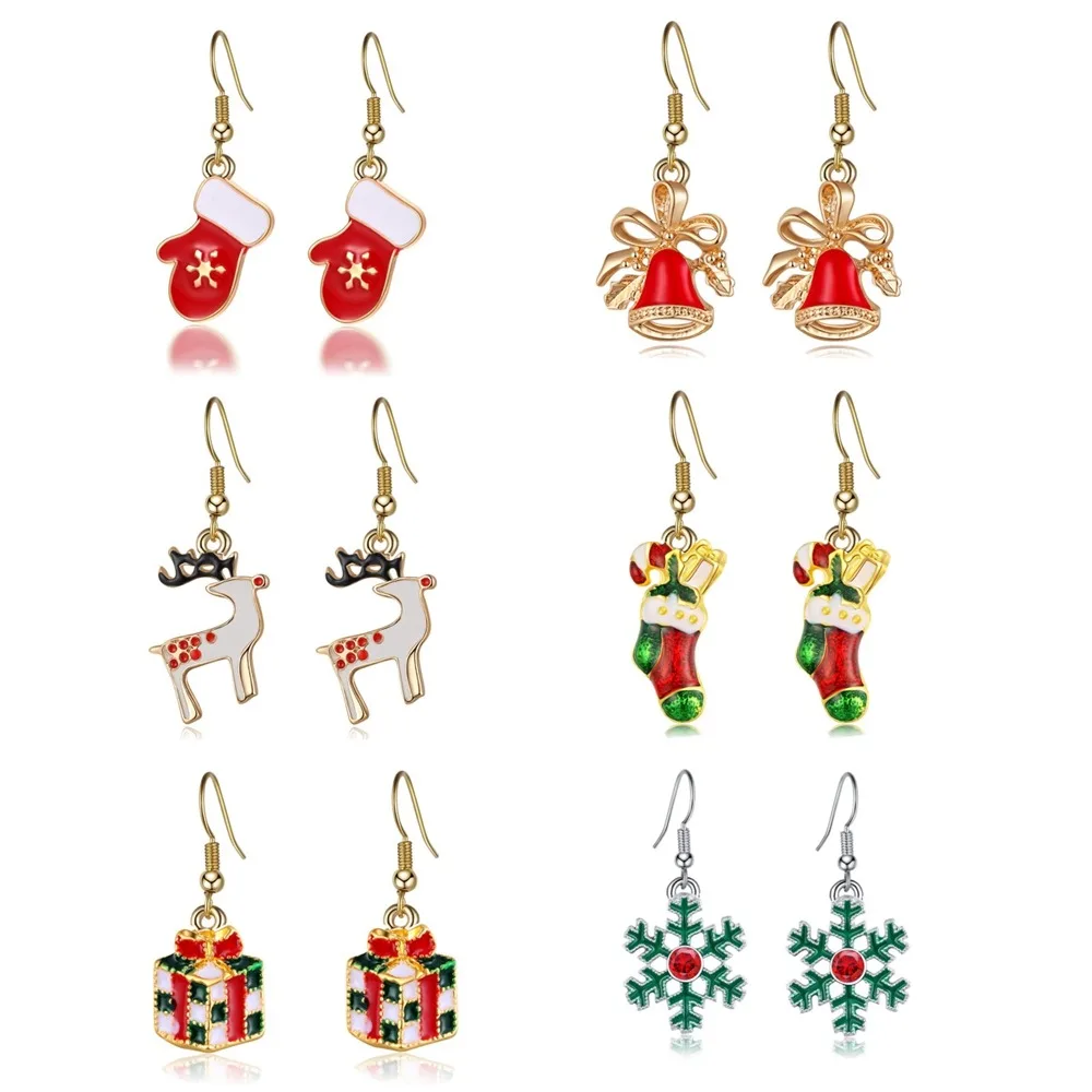 Creative Beautiful Christmas Earrings Cartoon Winter Christmas Snowflake Earrings Girls Cute Earrings
Creative Beautiful Christmas Earrings Cartoon Winter Christmas Snowflake Earrings Girls Cute Earrings