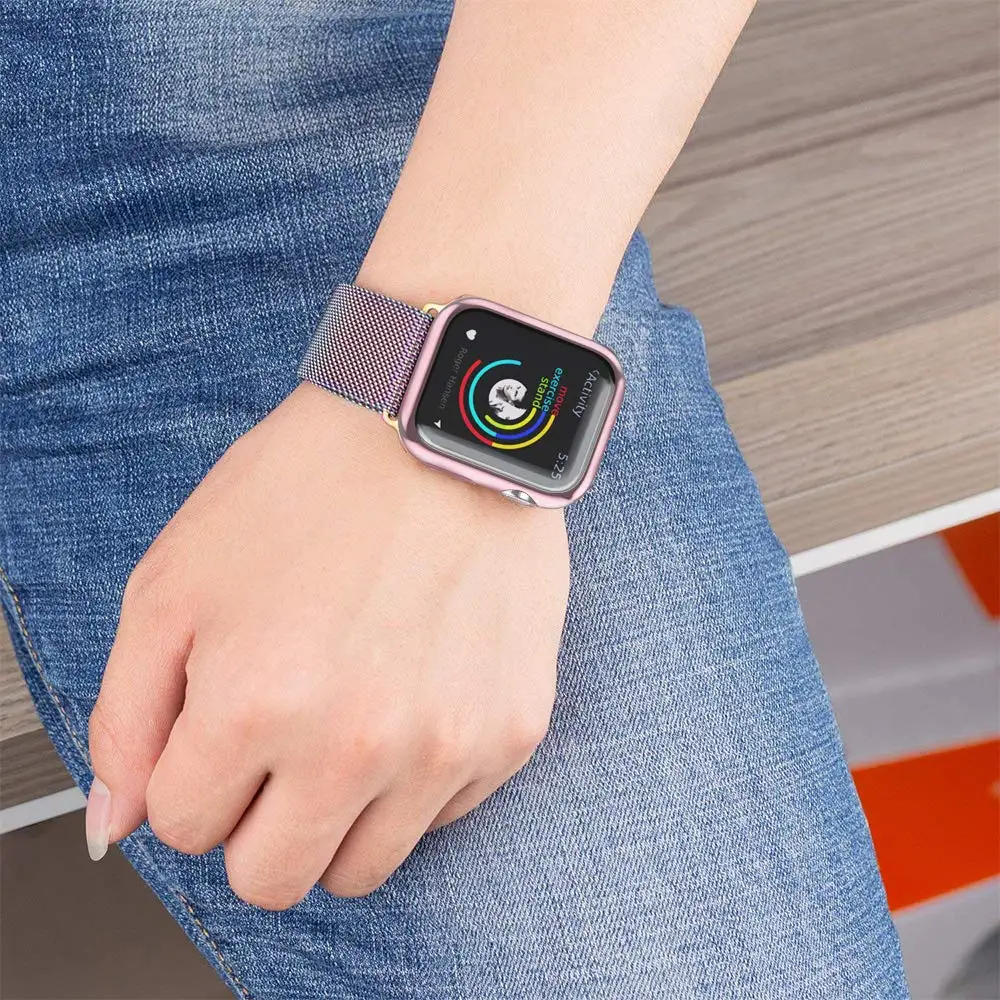 Case+strap for Apple Watch Band 44mm 40mm 42mm 38mm smartwatch belt magnetic milanese loop bracelet iWatch series 5 4 3 se 6
Case+strap for Apple Watch Band 44mm 40mm 42mm 38mm smartwatch belt magnetic milanese loop bracelet iWatch series 5 4 3 se 6