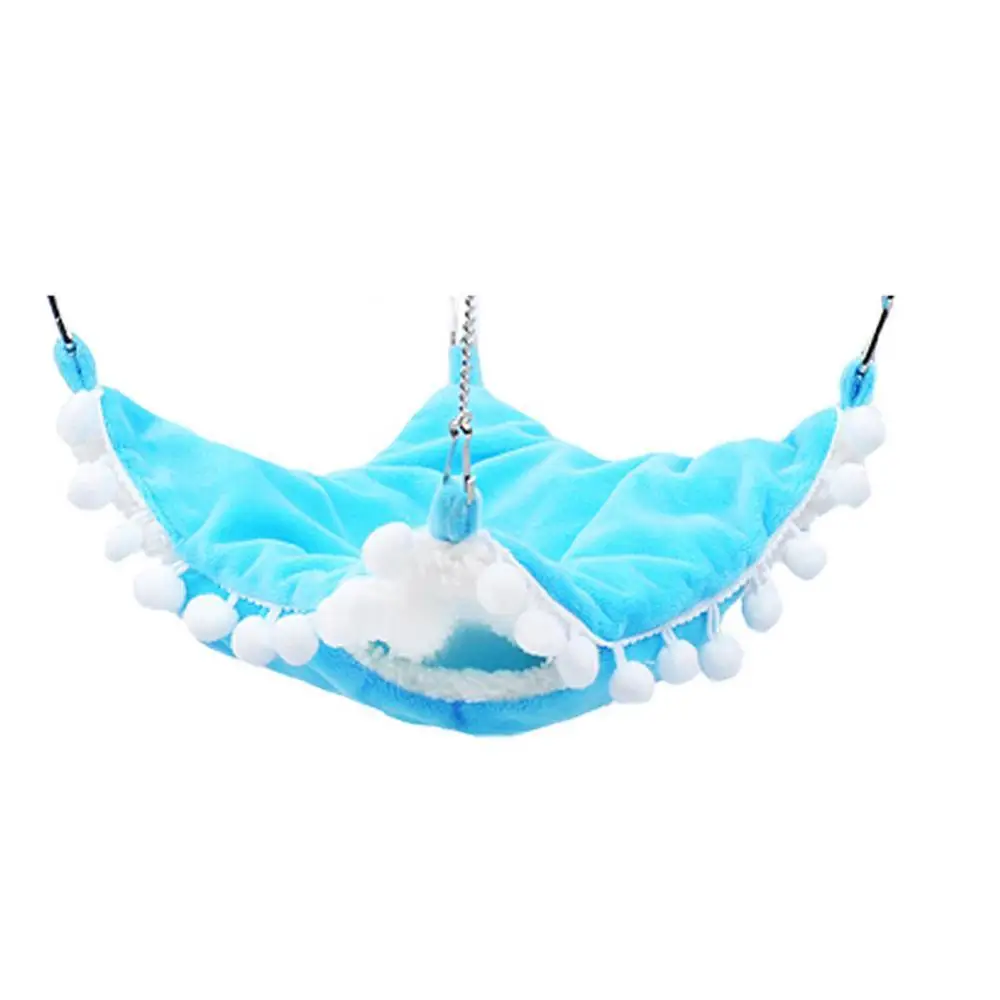 Hamster Warm Double Layer Hanging Hammock Soft Nest House Cage Sleeping Bed Flannel Hammock Solid Color Swing Small Animal Nest
Hamster Warm Double Layer Hanging Hammock Soft Nest House Cage Sleeping Bed Flannel Hammock Solid Color Swing Small Animal Nest