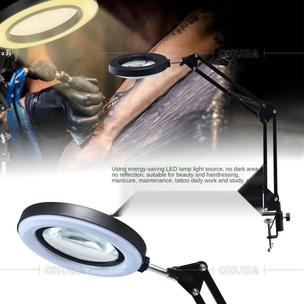HOT Illuminated Magnifier USB 3 Colors 64 LED 155MM Magnifying Glass for Soldering Iron Repair/Table Lamp/Skincare Beauty Tool
HOT Illuminated Magnifier USB 3 Colors 64 LED 155MM Magnifying Glass for Soldering Iron Repair/Table Lamp/Skincare Beauty Tool