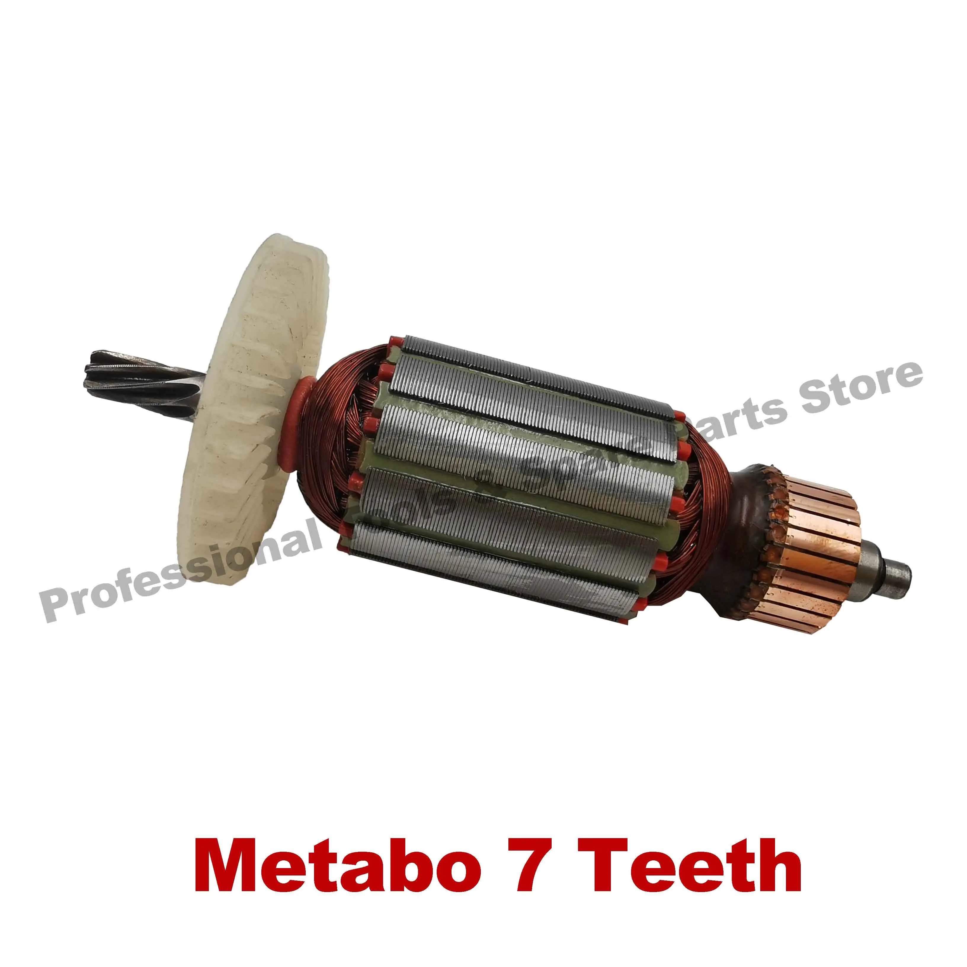 AC220V-240V арматура роторный якорь Замена для METABO Ударная дрель BH6009S 7 зубья шестерни
AC220V-240V арматура роторный якорь Замена для METABO Ударная дрель BH6009S 7 зубья шестерни