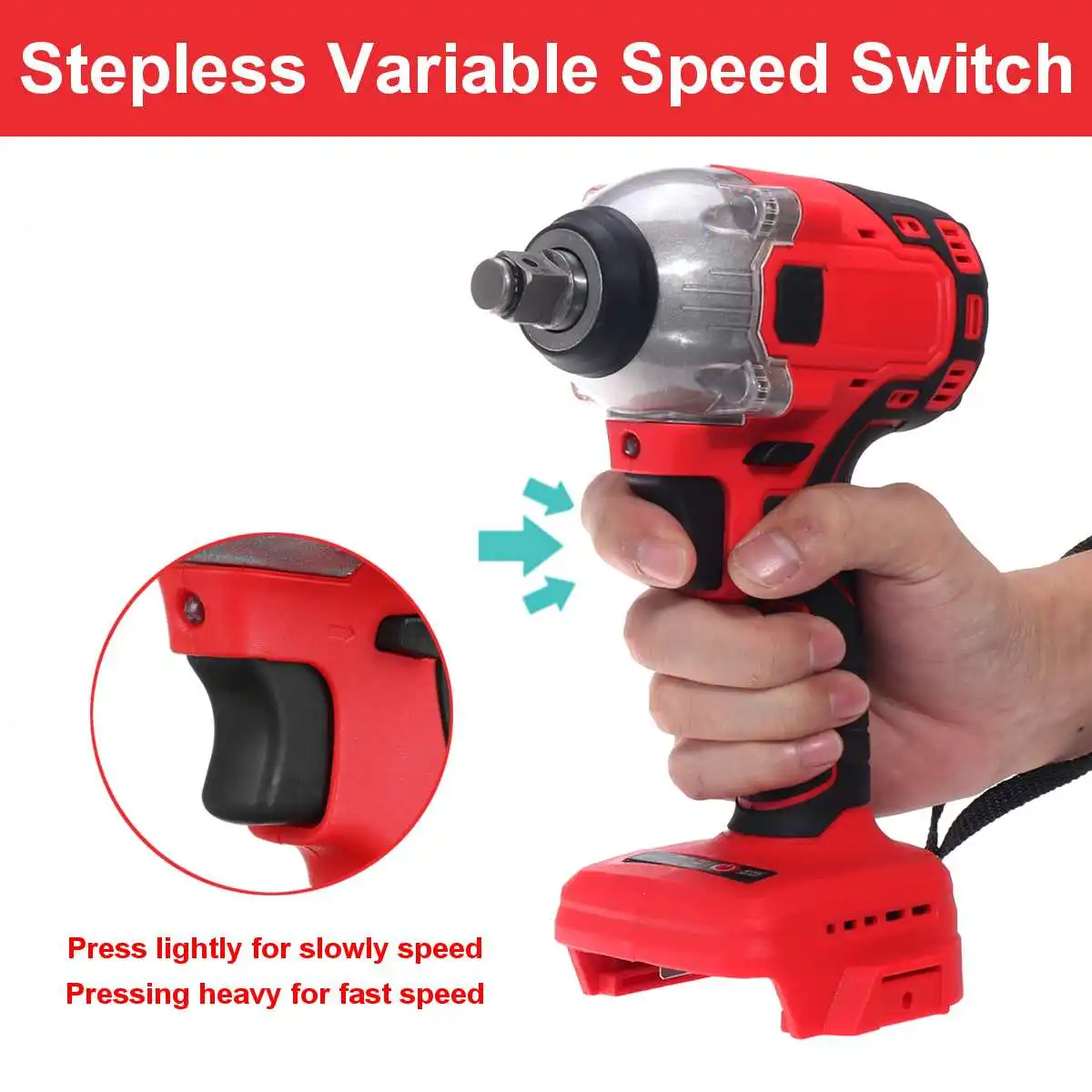 Brushless Wrench Impact Electric Screwdriver 520Nm Cordless Electric Wrench Rechargeable For 18V Makita Lithium Battery Bare Too
Brushless Wrench Impact Electric Screwdriver 520Nm Cordless Electric Wrench Rechargeable For 18V Makita Lithium Battery Bare Too