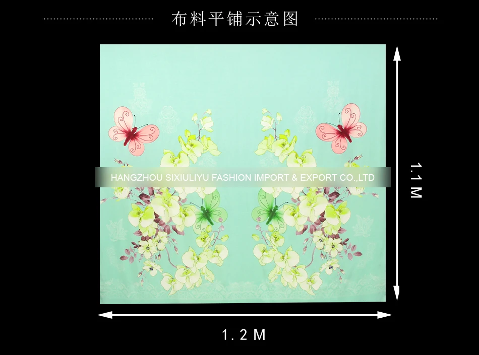 PRINTED SILK STRETCH SATIN 118cm width 19momme Pure Silk Fabric Bright Green Color MOQ 1.1M
PRINTED SILK STRETCH SATIN 118cm width 19momme Pure Silk Fabric Bright Green Color MOQ 1.1M