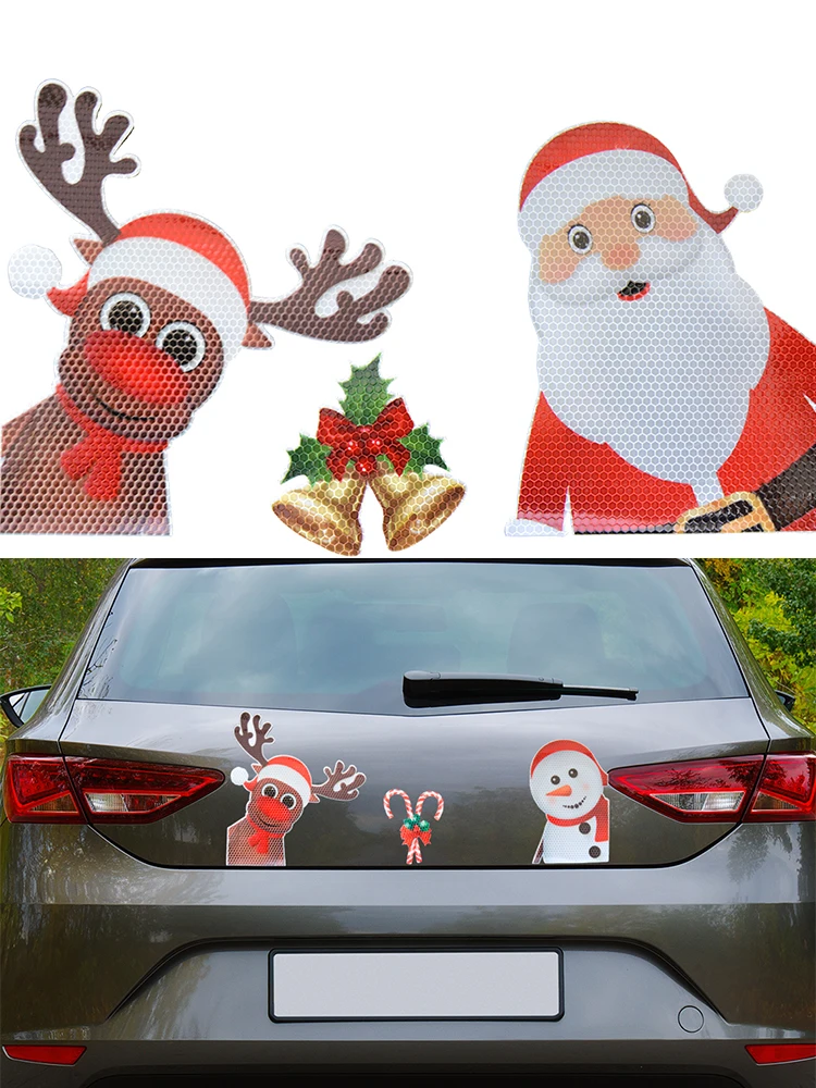 Car Sticker Magnetic Decal Christmas Decoration Refrigerator Magnet Santa Claus Snowman Reflective Sticker Car Decor Accessories
Car Sticker Magnetic Decal Christmas Decoration Refrigerator Magnet Santa Claus Snowman Reflective Sticker Car Decor Accessories