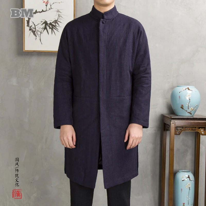 Chinese Traditional Dress Cotton Linen Mid Length Coat 2022 Plus Size Thick Jacket National Style Tang Suit Retro Hanfu Men
Chinese Traditional Dress Cotton Linen Mid Length Coat 2022 Plus Size Thick Jacket National Style Tang Suit Retro Hanfu Men