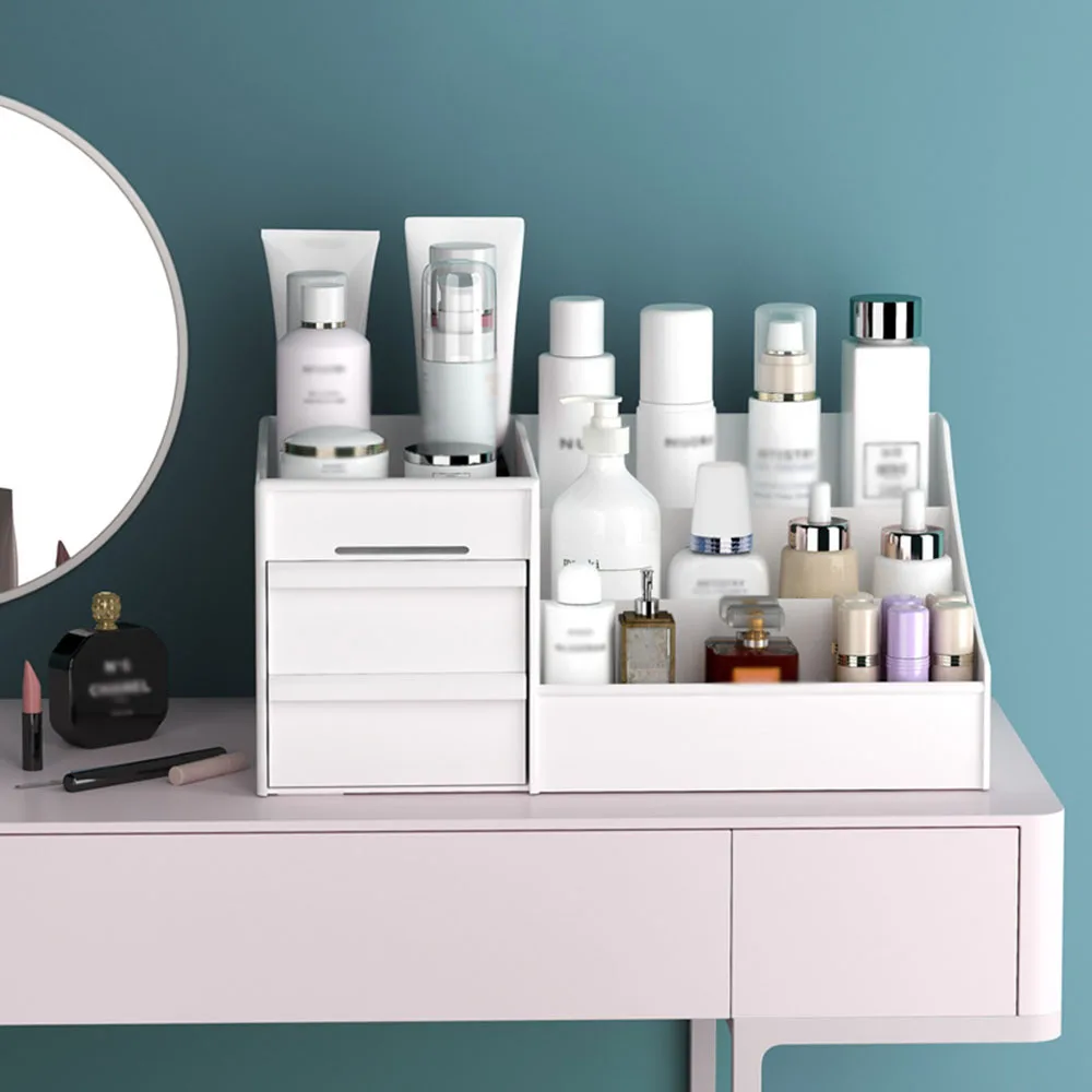Plastic Cosmetic Storage Box Drawer Makeup Organizer Jewelry Nail Polish Lip Stick Container Dressing Table Case Home Decor
Plastic Cosmetic Storage Box Drawer Makeup Organizer Jewelry Nail Polish Lip Stick Container Dressing Table Case Home Decor