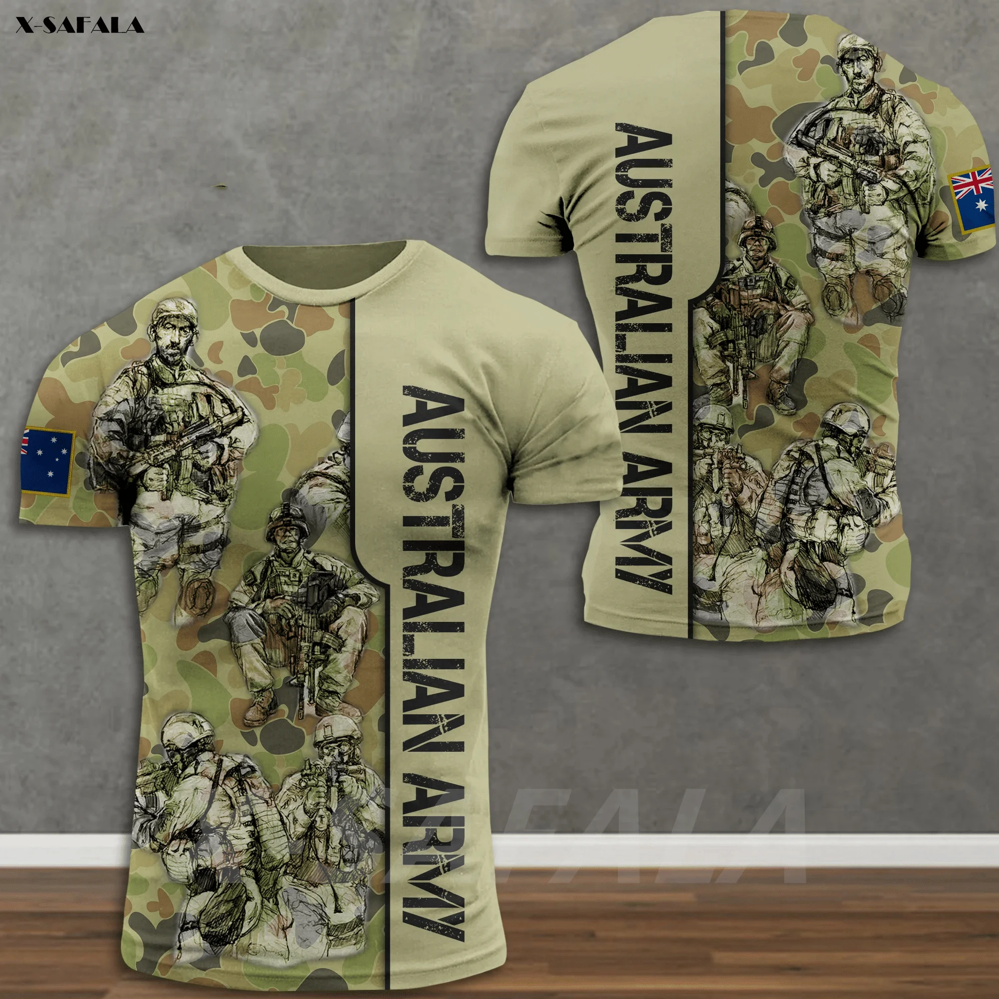 Australian Army Veteran Flag Skull World Country 3D Printed High Quality Milk Fiber T-shirt Round Neck Men Female Casual Tops
Australian Army Veteran Flag Skull World Country 3D Printed High Quality Milk Fiber T-shirt Round Neck Men Female Casual Tops