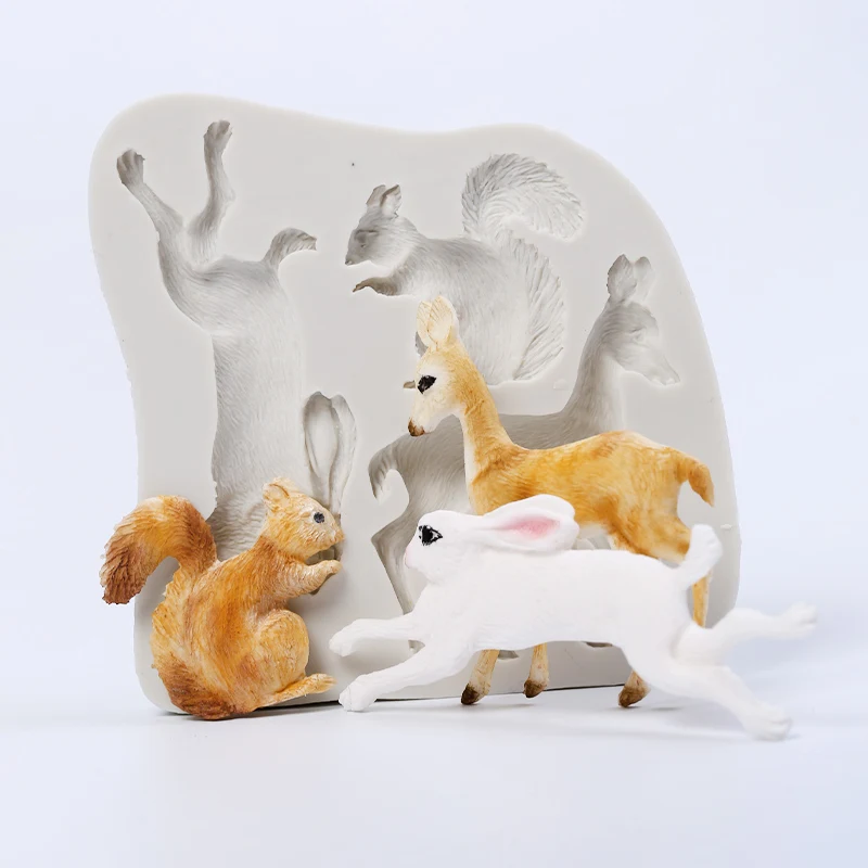 Deer rabbit shape silicone mold DIY cake chocolate bread Mousse dessert fondant mold Baking decoration tool Resin Kitchenware
Deer rabbit shape silicone mold DIY cake chocolate bread Mousse dessert fondant mold Baking decoration tool Resin Kitchenware