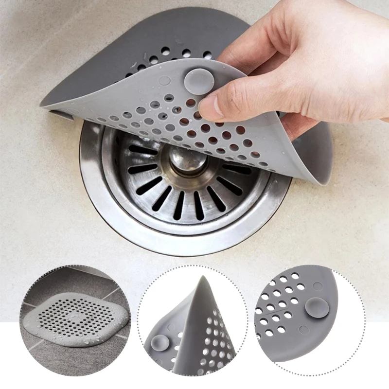 2Pcs Shower Hair Catcher Stopper with Suction Cup Household Square Silicone Drain Cover Protector for Bathroom Kitchen
2Pcs Shower Hair Catcher Stopper with Suction Cup Household Square Silicone Drain Cover Protector for Bathroom Kitchen