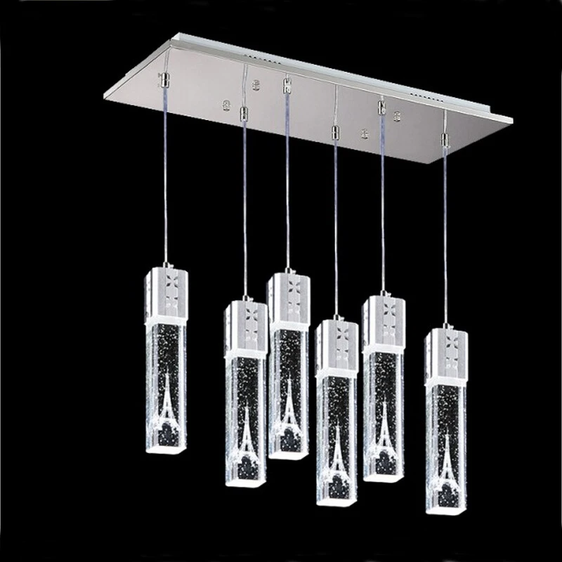 Modern simple single head chandelier three head led restaurant crystal chandelier creative personality decoration bar table lamp 
Modern simple single head chandelier three head led restaurant crystal chandelier creative personality decoration bar table lamp