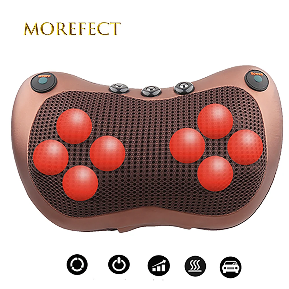Head Back Massage with Heat Electrical Shiatsu Neck Shoulder Body Massager Infrared Heated Kneading Car/Home pillow Massager
Head Back Massage with Heat Electrical Shiatsu Neck Shoulder Body Massager Infrared Heated Kneading Car/Home pillow Massager
