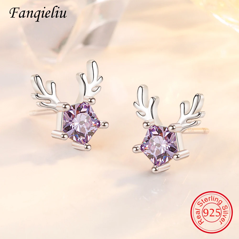 Fanqieliu Creative Jewelry Vintage Antlers Crystal Real 925 Sterling Silver Stud Earrings For Women FQL21437
Fanqieliu Creative Jewelry Vintage Antlers Crystal Real 925 Sterling Silver Stud Earrings For Women FQL21437