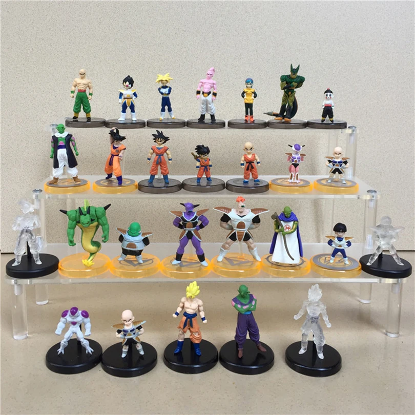 

Bandai Genuine Gacha Toys DRAGON BALL Z Full Color R Kuririn Bulma Tien Shinhan Son Goku Trunks Action Figure Model Toys