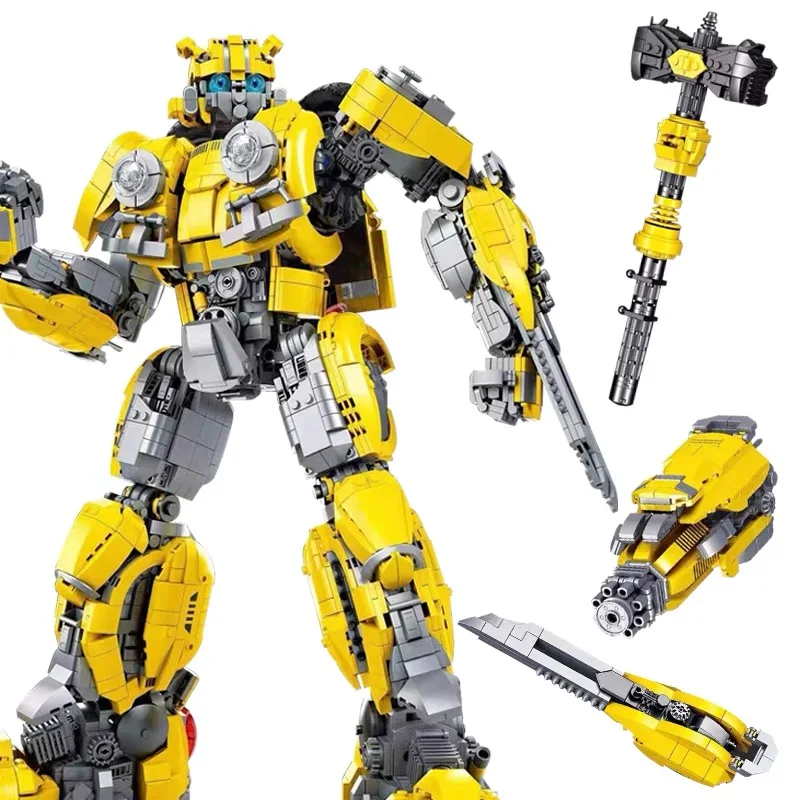 Creator Series Moc Optimus Transformation Bumblebeed Robot Building Blocks Bricks Transformers Toys For Kid Birthday Gift
Creator Series Moc Optimus Transformation Bumblebeed Robot Building Blocks Bricks Transformers Toys For Kid Birthday Gift