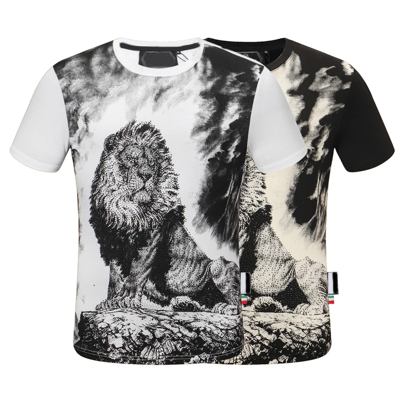 UVRCOS T shirt men summer causal cotton skulls rhinestone streetwear short sleeve hiphop round neck men clothing fashion new
UVRCOS T shirt men summer causal cotton skulls rhinestone streetwear short sleeve hiphop round neck men clothing fashion new